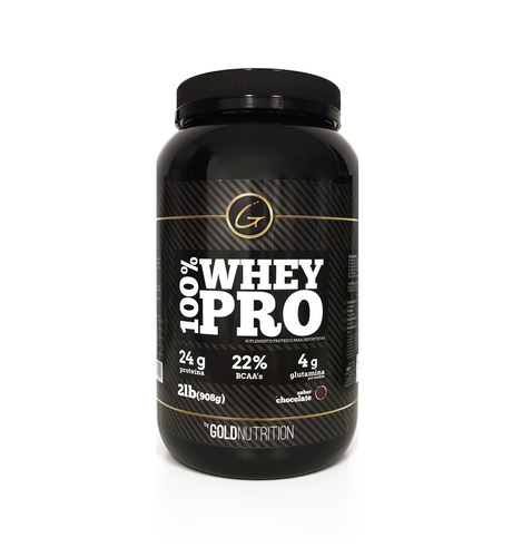 Proteina 100% Whey Pro 2lb Chocolate Gold Nutrition