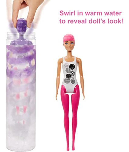 Muñeca Y Accesorios Barbie Color Reveal,