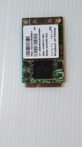 Tarjeta Wireless Wifi Hp Tx1000 N/p 441090-001 418572-001 (Usado)