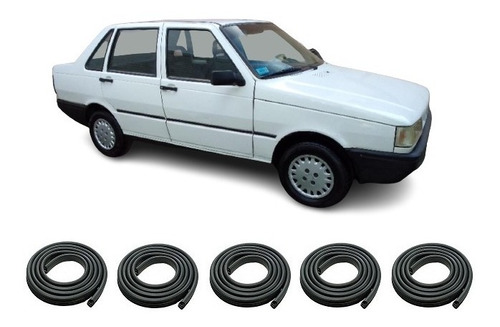 Fiat Duna 97  4 Ptas 5 Burletes Kit 5 Ptas + Baul Rapinese 