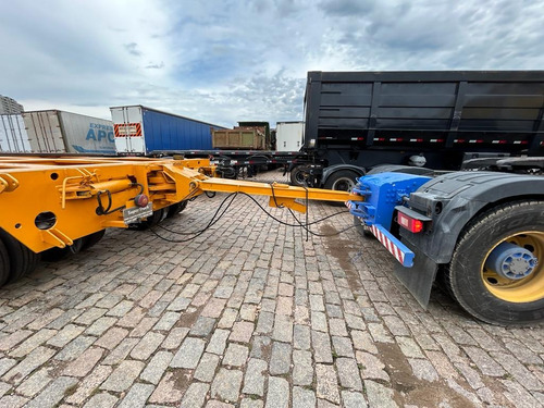 Carreta Prancha Modular Linha De Eixo Biseli - 12 Eixos
