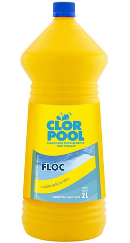 Clarificador Floc 2 Lts. Clorpool- Ynter Industrial