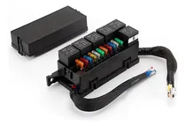 Comprar Relé De 6 Vías, Caja De Fusibles Universal De 11 Vías Con Ca