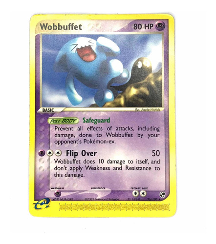 Wobbuffet 26/100 - Carta Original Pokémon Tcg Sandstorm 2003