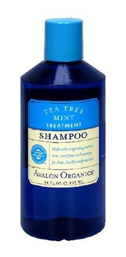 Avalon Organics Champú, Tratamiento De Árbol De Té De Menta,