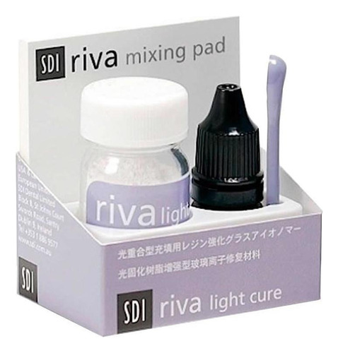 Ionomero De Vidro Riva Light Cure A2 Pó + Líquido