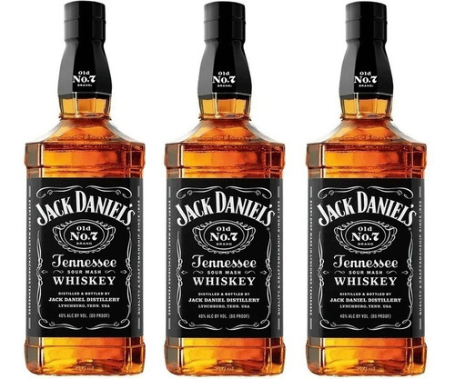 Combo Triple Jack ( 3 Whiskey Jack Daniel's 750ml. )