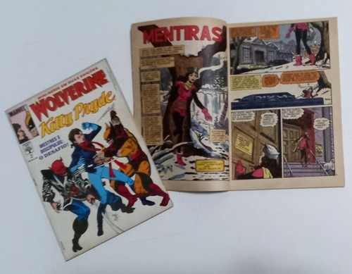 Wolverine & Kitty Pryde 1 E 2 Completa 1989 Abril Excelente (Usado)