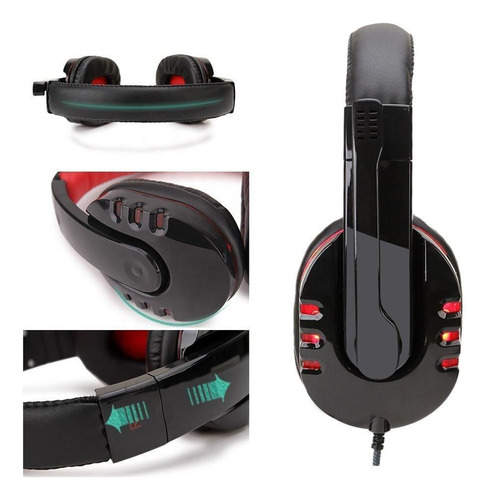 Soyto Fone De Ouvido Headset Gamer P2 Com Microfone Sy733mv