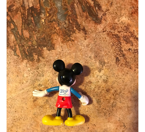 Juguete De Plástico De Mickey Mouse Con Playera De Argentina (Usado)