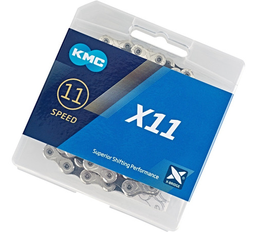 Cadena Kmc X11 V. Silver/black 118 Links. Ultima Generacion