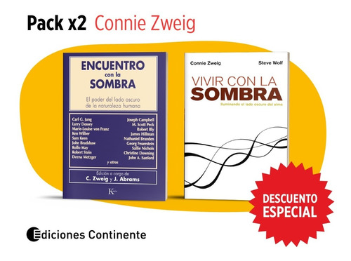 Pack Oferta 2 Libros De Connie Zweig - Sombra