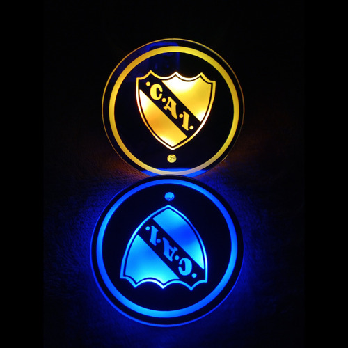 Posa Vasos Rgb Personalizado Logo Clubes De Futbol Argentino Independiente Bordó