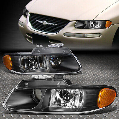 For 96-99 Caravan Voyager Black Housing Amber Corner Pro Oad