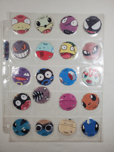 Colección De Tazos Piks Pokémon 2000 50/50 Piezas (Usado)