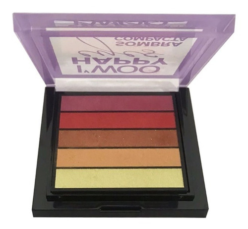 Imagen 9 de 10 de Combo Maquillaje Casual Sombra +base +delineador +labial