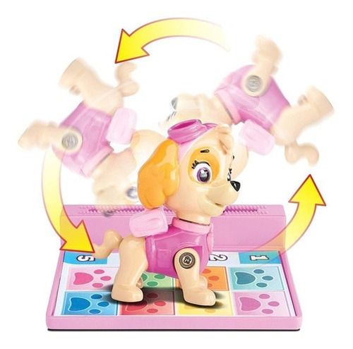 Paw Patrol Figura Articulada Salta Y Gira 360°
