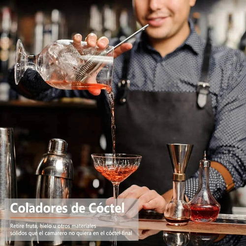 Kit Set Cocktelera Barman Tragos Acero Inox 750mlkit Cocteleriakit Bartendercocktail Shakers