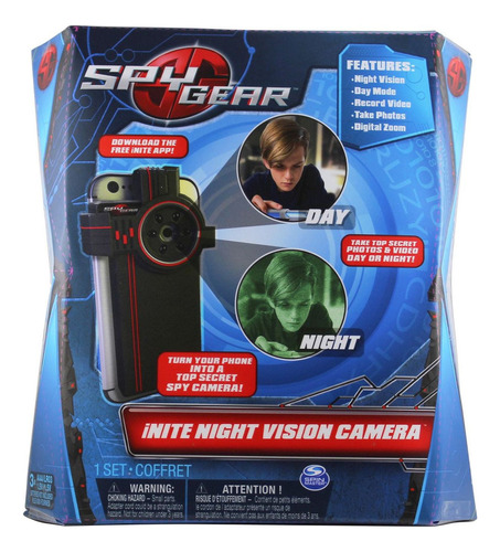 Gear Spy Inite Clip-on Agente Secreta Visión Nocturna Cám