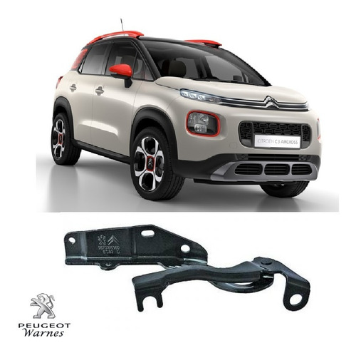 Bisagra Izquierda Capot Original De Citroen C3 Aircross