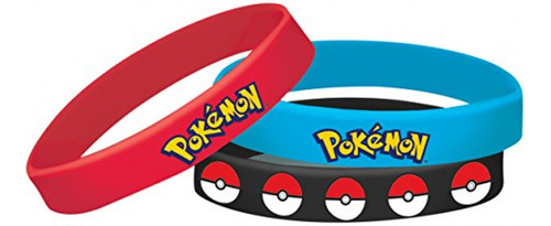 Pulsera De Fiesta Amscan 398750 Pokemon Pulseras Elásticas 