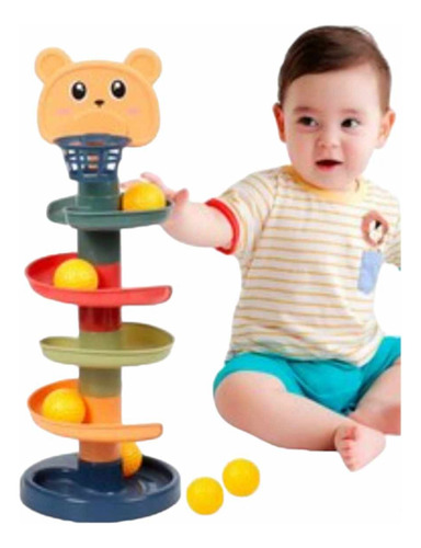 Juguete Para Bebé Torre Torbellino De Pelotas