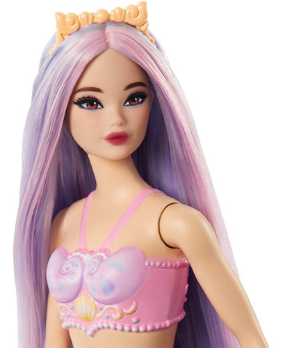 Barbie Mermaid Sereia Odile Cabelo Roxo 2024 Fantasia