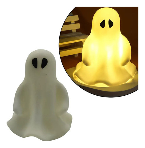 Luz Nocturna Led Con Luz Fantasma De 8 Cm X 8 Cm X 10 Cm