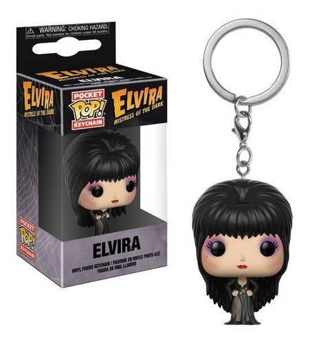 Pocket Pop Elvira Keychain Funko Mistress Of The Dark Llaver