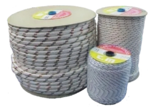 Cabo Soga Trenzada Multifilamento Polipropileno 6mm X 200mts