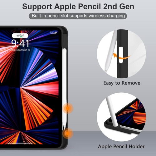 Funda Case Protector Smart @ iPad Pro 11 M2 2022 Portapencil