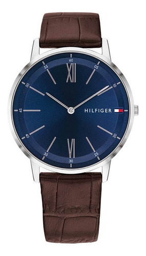 Reloj Hombre Tommy Hilfiger Cooper Cuero Marrón 