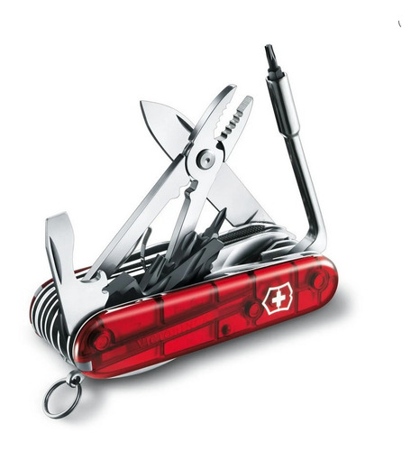 Imagen 6 de 9 de Navaja Cybertool L Swiss Rojo Transparente Victorinox