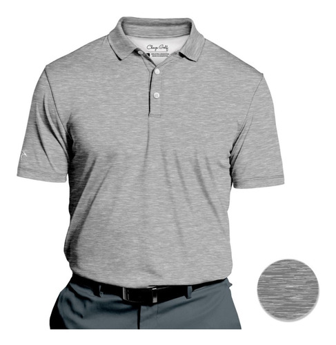 Buke Golf - Remera Hombre Chaza Golf Jaspeada Tela Texcom