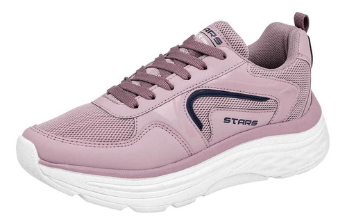 Tenis Mujer Stars Of The World Rosa 117-292