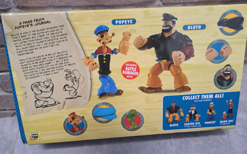 Popeye Classics, Popeye Y Bluto, Figuras Coleccionables!!! (Usado)