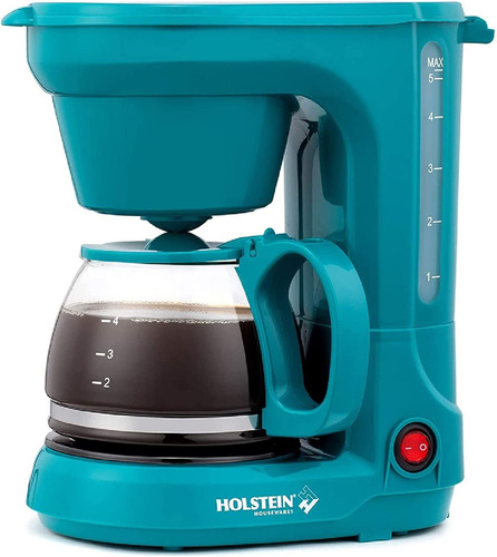 Cafetera De Goteo Holstein Housewares, 1.18l, 650w, Turquesa