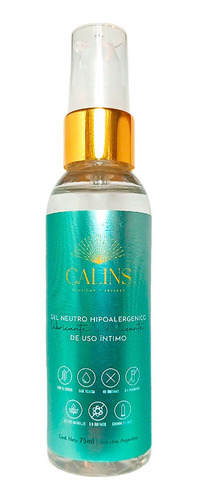 Lubricante Gel Intimo Calins Sabores 75ml Hipoalergenico 