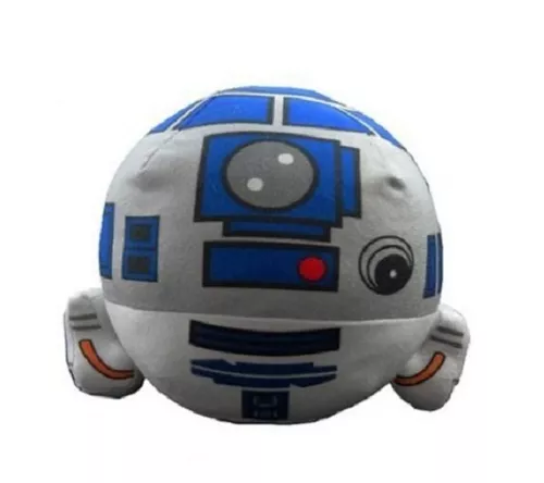 Star Wars Brinquedo Squeaker de pelúcia R2-D2 de 23 cm, Brinquedo para  animais de estimação de pelúcia R2-D2 de 9 polegadas