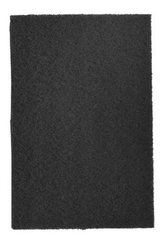 Almohadilla De Fibra Negra Grano Medio 152x229x6mm 10pzs