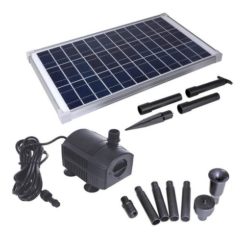 Bomba Solar 20 Watt  Para Cascadas Hidroponia Sin Bateria