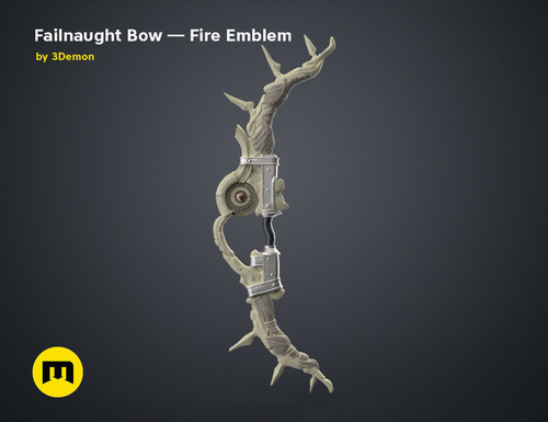 Escultura Failnaught Bow De Fire Emblem: ¡lleva La Leyenda