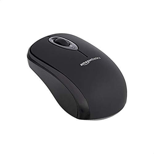 Amazonbasics mouse Inalámbrico, Negro