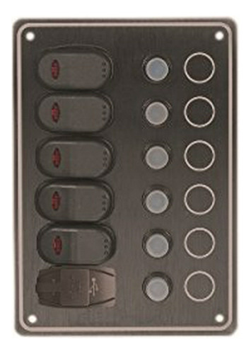 Pactrade Marine 6 Gang Panel De Interruptor