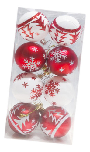 8x Bolas De Navidad Decoraciones Para Árboles De Navidad