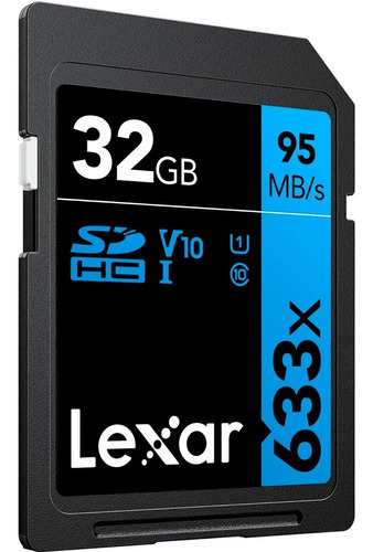 Sd Lexar Tarjeta Memoria 32 Gb 633 X 95 Mb/s 4 K Clase 10