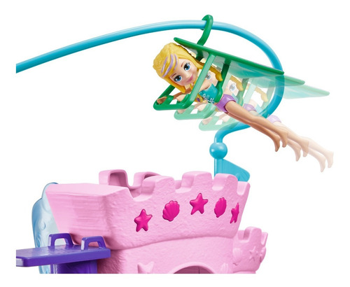 Imagen 3 de 6 de Polly Pocket Mega Aventura Sea & Swim Gxv27 Mattel Bestoys