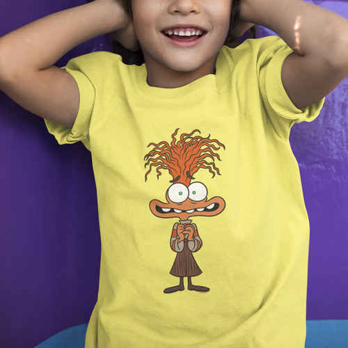 Pixar Playera Infantil Intensamente Ansiedad Oficial