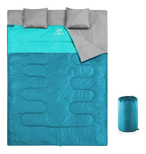 Bosal De Dormir Camping Oaskys Saco De Dormir Doble Para Adu