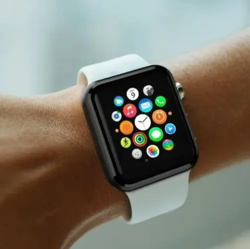 Apple watch series 3 42mm aluminum case with sport band top